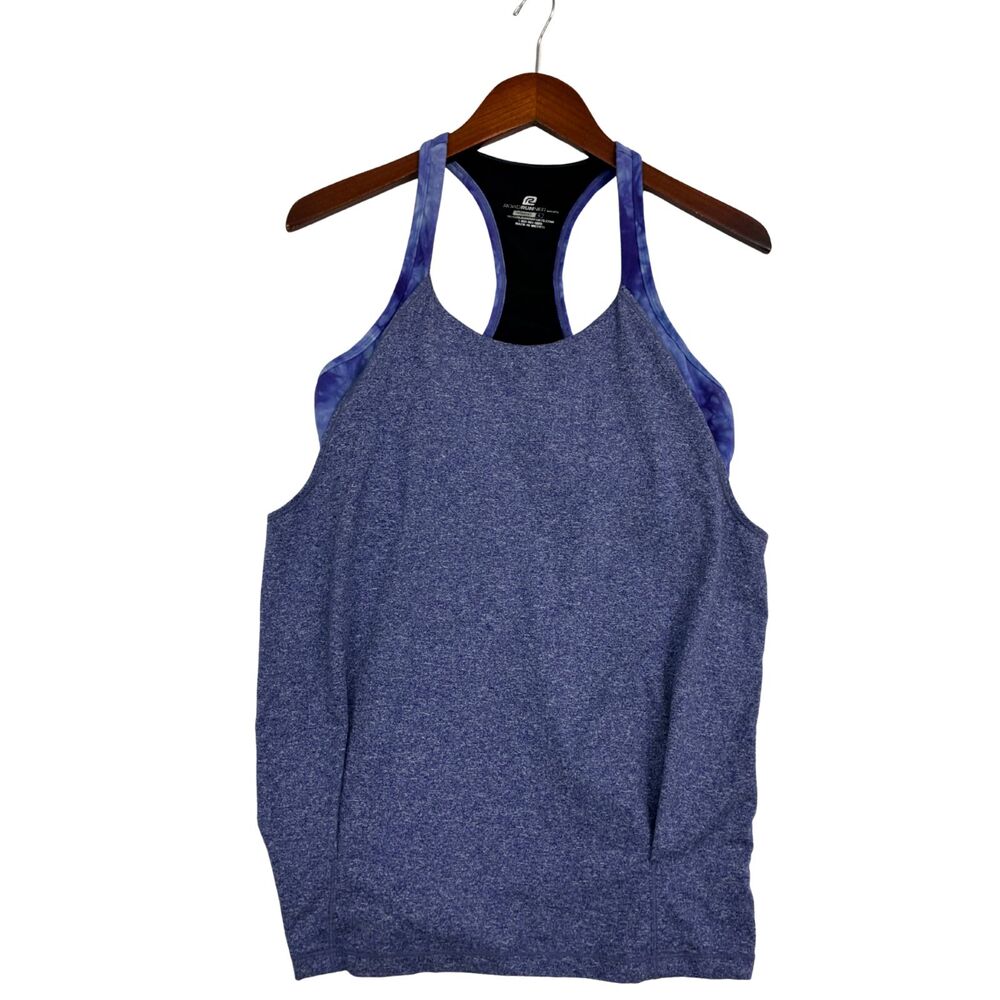 Road Runner Sports Womens L Purple Racerback Running Workout Athletic Tank Top